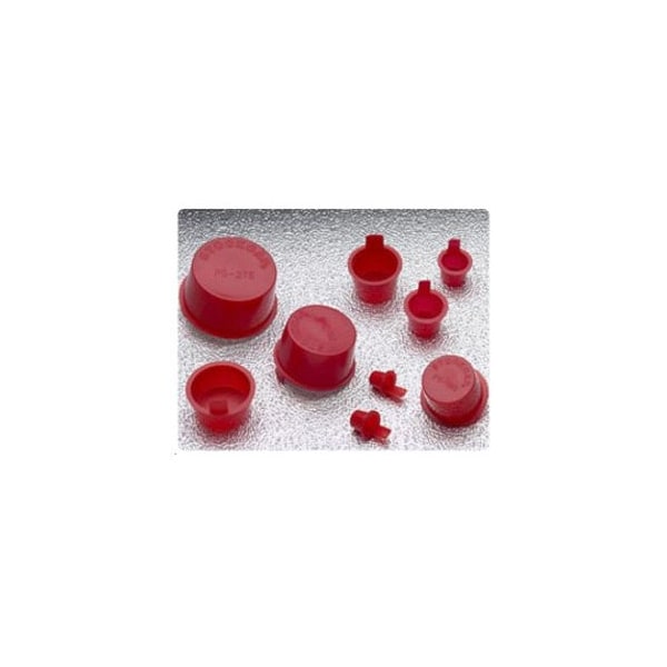 Stockcap SIDE PULL PLUG-PS-120-LDPE-RED, 3500PK 663516 - main